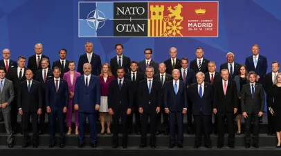 NATO leaders gathered in 2022 for a key summit in Madrid, Spain [File: Kenny Holston/Pool via Reuters]