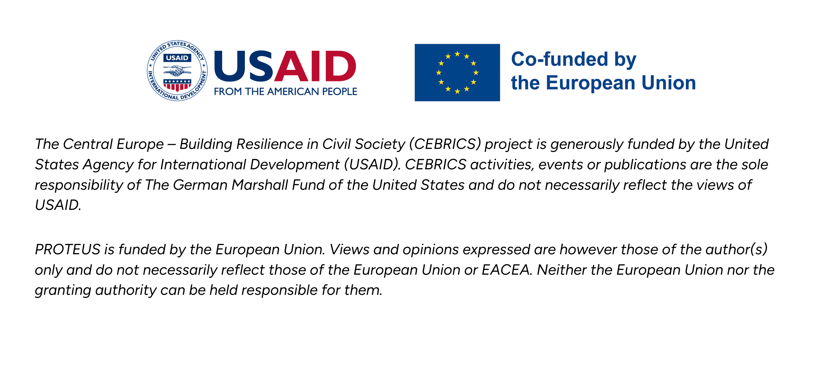 EU USAID LOGOs