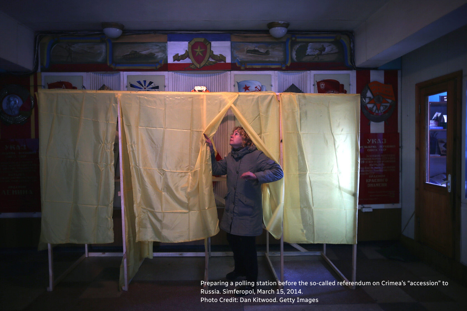 women casting a vote