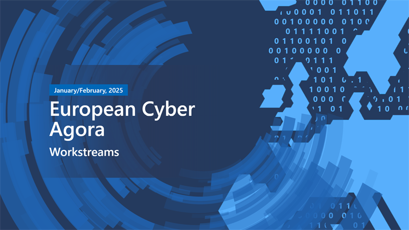 European Cyber Agora poster