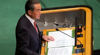 China Minister of Foreign Affairs Wang Yi