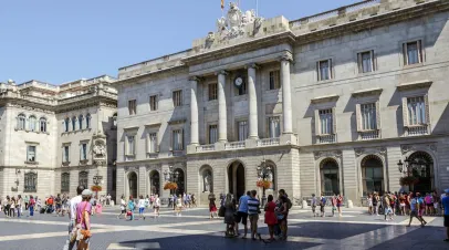 The city council in Barcelona, Spain.