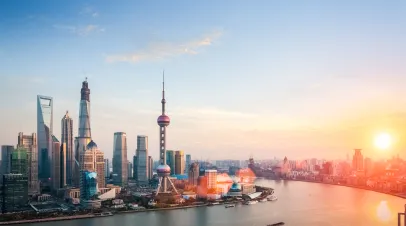 Shanghai at dusk