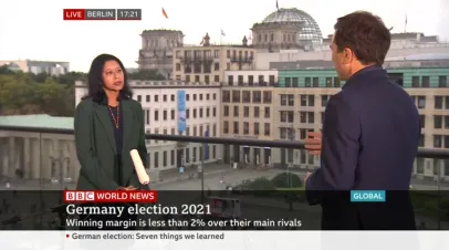 Sudha David-Wilp on BBC World News