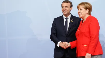 Macron and Merkel