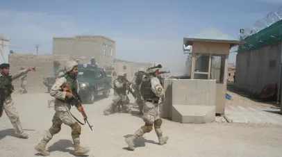 Afghanistan weapon training and tank operations and special forces