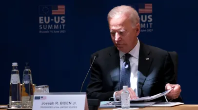 U.S. President Biden at the EU-U.S. Summit 2021