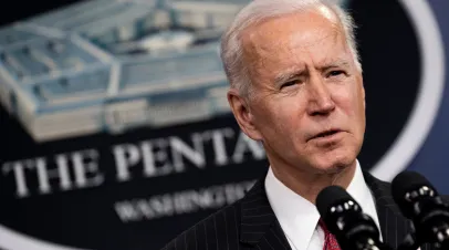 President Joe Biden delivers remarks to Department of Defense personnel