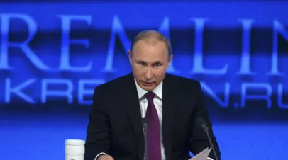 Putin at an annual press conference