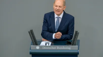 German Chancellor Olaf Scholz