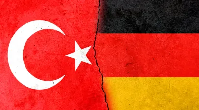 Germany and Turkey Flags