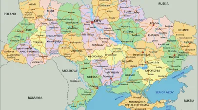 Map of Ukraine