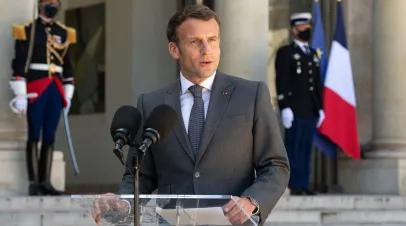 French President Macron