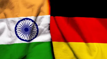 India and Germany Flags
