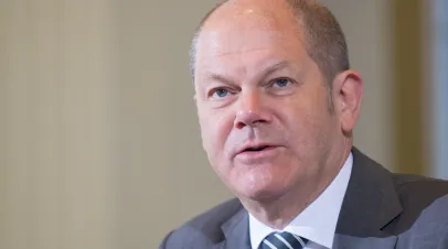 German Chancellor Olaf Scholz