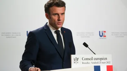 French President Macron