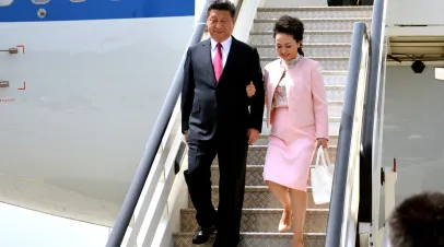 Chinese President Xi and his wife