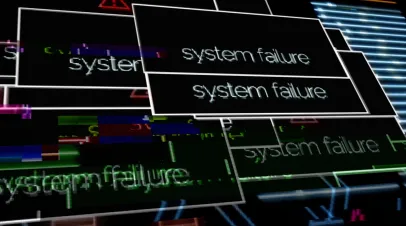 System failure pop ups with on-off signal