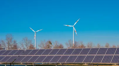 Wind Turbines and Solar Panels in Germany