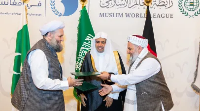 Declaration of Peace in Afghanistan, Muslim World League