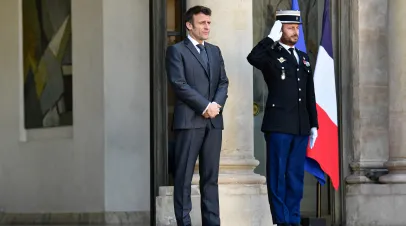 French President Macron