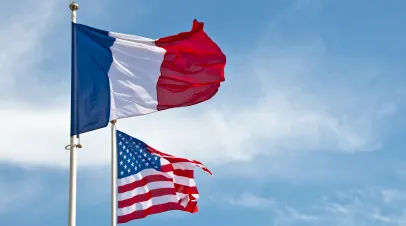 french american flag 