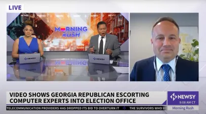 Georgia Official Escorted Computer Experts into Election Office | ASD’s David Levine on Newsy