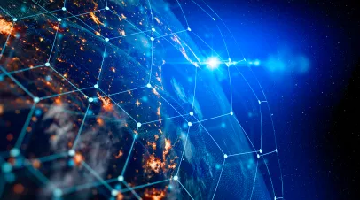 Global world network and telecommunications system 