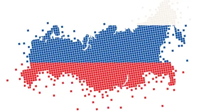Russia Pixel Map