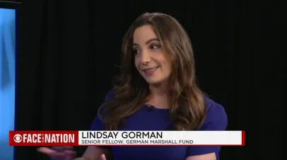 Lindsay Gorman on CBS Face the Nation
