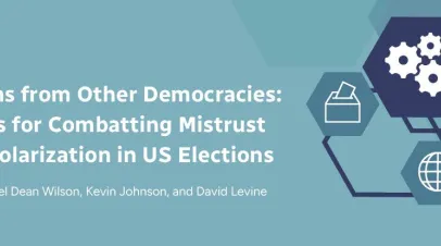 lessons for other democracies: ideas for combatting mistrust and polarization in US elections