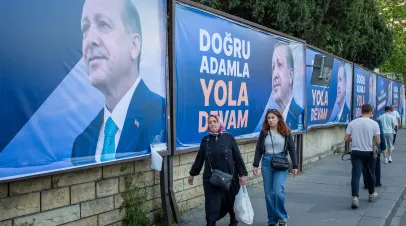 Campaign,Displaying,Turkish,President,And,People's,Alliance's,Presidential,Candidate,Recep