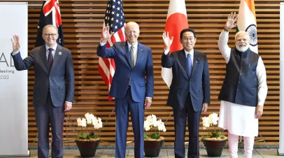 PM at the QUAD Leaders’ Family Photo, in Tokyo, Japan on May 24, 2022.