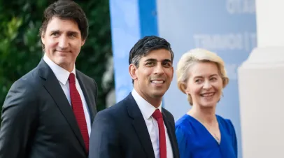 Heads of States and Heads of Governnments arrives for Social Dinner organised by Lithuanian President, during NATO SUMMIT 2023.