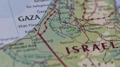 Israel Palestine Map