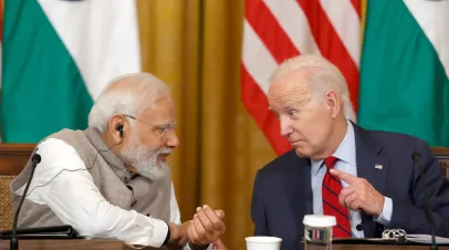 India's Prime Minister Narendra Modi and U.S. President Joe Biden meet at the White House in Washington, D.C., June 23, 2023