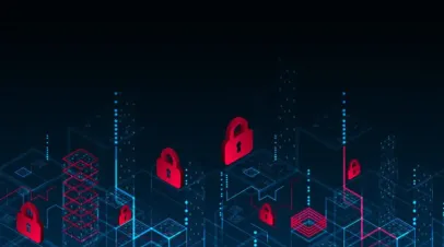 Data privacy graphic art