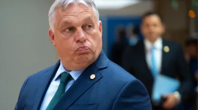 Viktor Orban, Hungary's prime minister attends a European Union leaders informal summit in Brussels, Belgium June 17, 2024.