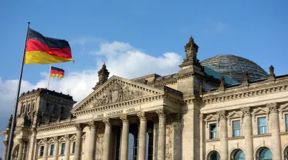 German Flag at Bundestag