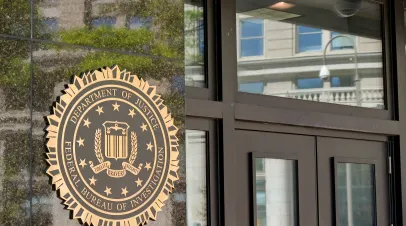 Exterior of FBI headquarters 