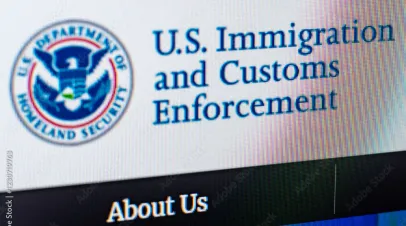 US Immigration and Custom's Enforcement Logo