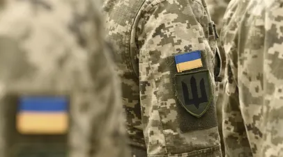 Armed Forces of Ukraine. Ukrainian soldier.