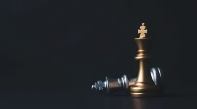 Two chess pieces