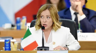 Italian PM Georgia Meloni