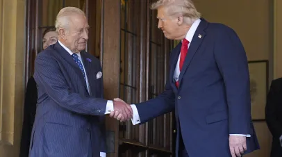 President Trump and Prince Charles