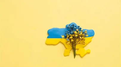 Ukraine and flowers