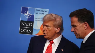 Trump and NATO chief Mark Rutte