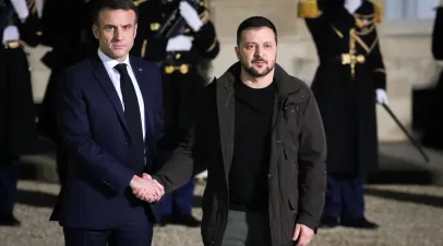 Macron Zelenskyy