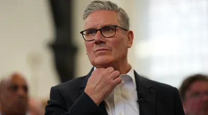 Prime Minister Keir Starmer joins party supporters in a community centre as the local elections campaign enters the final straight on May 5, 2026 in London, England. 