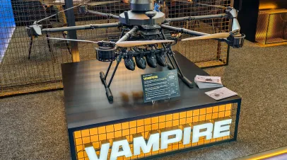 photo of vampire drone